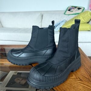 Ganni Rubber Soled Ankle Boots